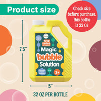 64 oz Iridescent Bubble Solution Refill - 32 OZ - image 3