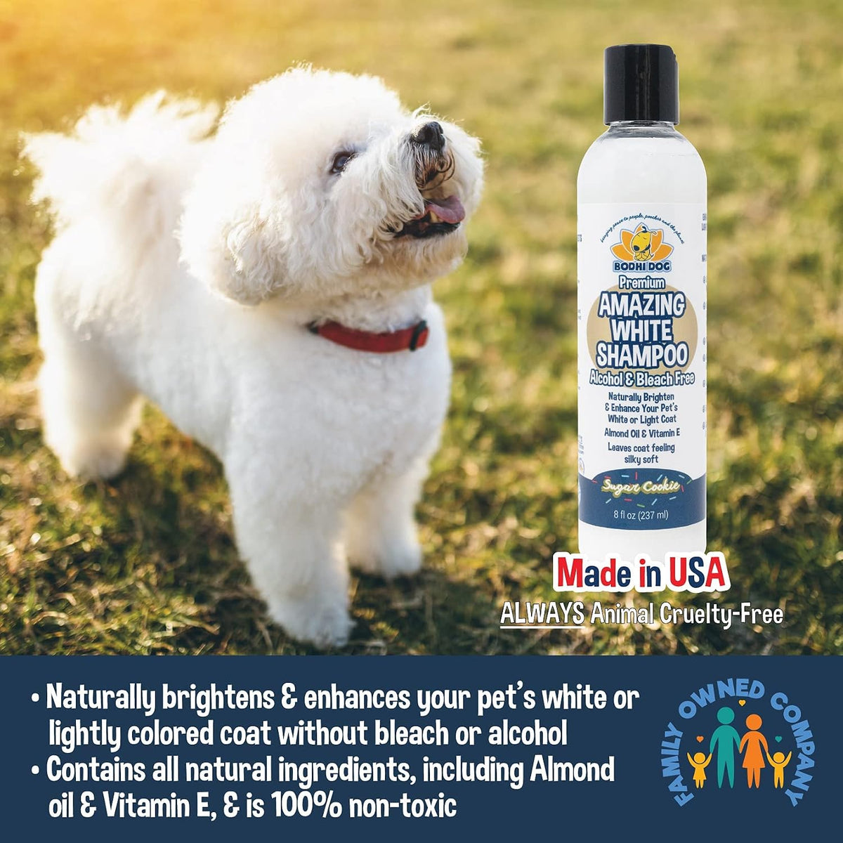 Bodhi Dog Skunk Shampoo | Skunk Smell Odor Remover Cleans & Deodorizes Using Essential Oils - Whitening / 8 Fl Oz - image 3