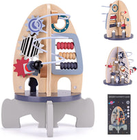 Wdmiya Space Wood Activity Cube Toy