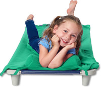 ROLLEE POLLEE Nap Sac Roll Up Napping Blanket with Attached Pillow - Green - image 4