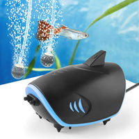 HITOP 3W Quiet Aquarium Air Pump: 80GPH Adjustable Fish Tank Air Pump