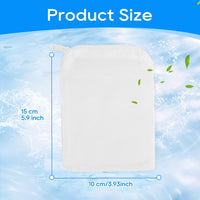 10pc Filter Media Bags for Aquarium - 3.93"x5.9" - 10pack / White - image 2