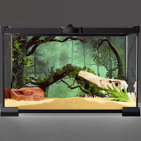 72x18 inches Reptile Habitat Background Foggy Forest Terrarium - 36x18in/90x45cm - image 2