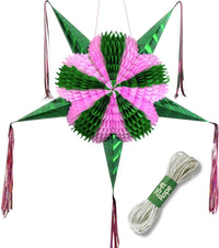 Mexican Piñata, Christmas Pinata - Pink & Green 32"