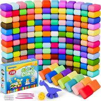 Ixiaoyoo Air Dry Clay, 30 Colors Foam Modeling Clay for School Projects – Fun for Kids & Family - 158 Colors