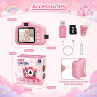 Desuccus Kids Camera for Ages 3-12 - Pink - image 4