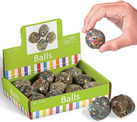 Fun Express rock-shape rubber bouncy balls that look like realistic rocks, 12 pack - view 3