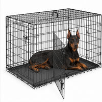 Extra Large Dog Crate 48 Inch Double Door Pet Cage Kennel – Essentials for Dogs - 48.8"L x 29.9"W x 32.9"H / 1P / Double Door