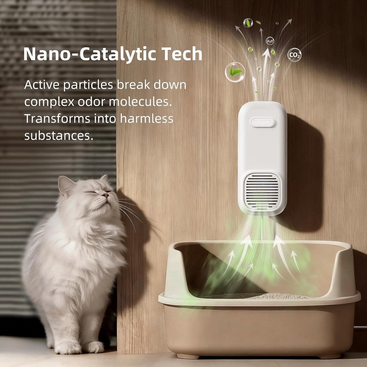 uahpet Cat Litter Deodorizer Plug in - image 2