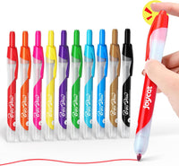 JoyCat 20-Color Washable Markers for Kids - 10 Count