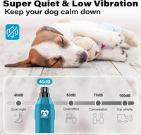 Casfuy 6-Speed Dog Nail Grinder - E-Bright Blue - image 4