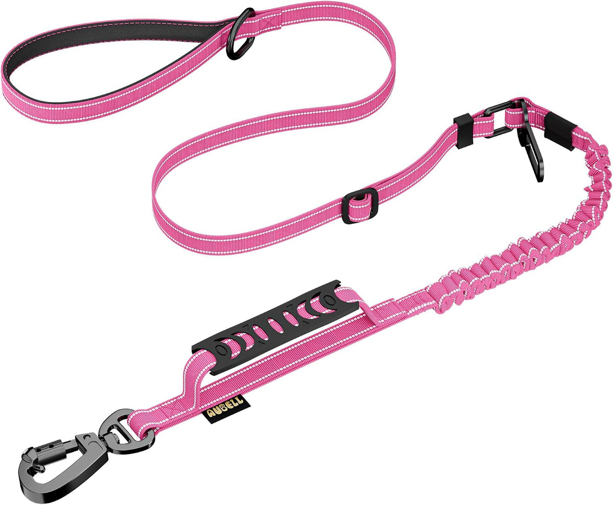 AUBELL Tactical Dog Leash Heavy Duty - Pink