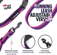 Tuff Pupper Hands Free Adjustable Length Dog Leash - Punch Purple / Adjustable - image 2