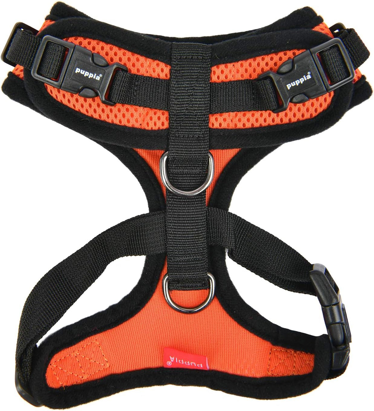 Authentic Puppia RiteFit Harness with Adjustable Neck - Orange / Large - image 2