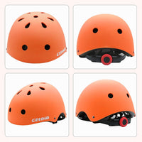 Kids Bike Skateboard Helmet Pad Set - S(18"-20.5"/ 2 -7years) / Orange - image 2