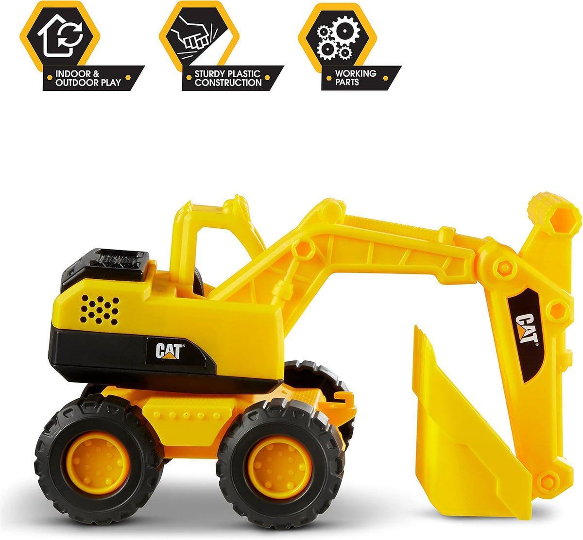 Cat Construction 15" Excavator, Super-Sized Kids Outdoor Toy - image 2