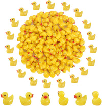 GADIEDIE130Pcs Multicolor Mini Resin Ducks - 130pcs Light yellow