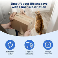 PetSafe Waste Bin Liners – Drawstring Liners for ScoopFree OpenSky Cat Litter Box – Easy Cleanup, 15 Count