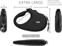 TUG Original Retractable Dog Leash - Black / XL - image 2