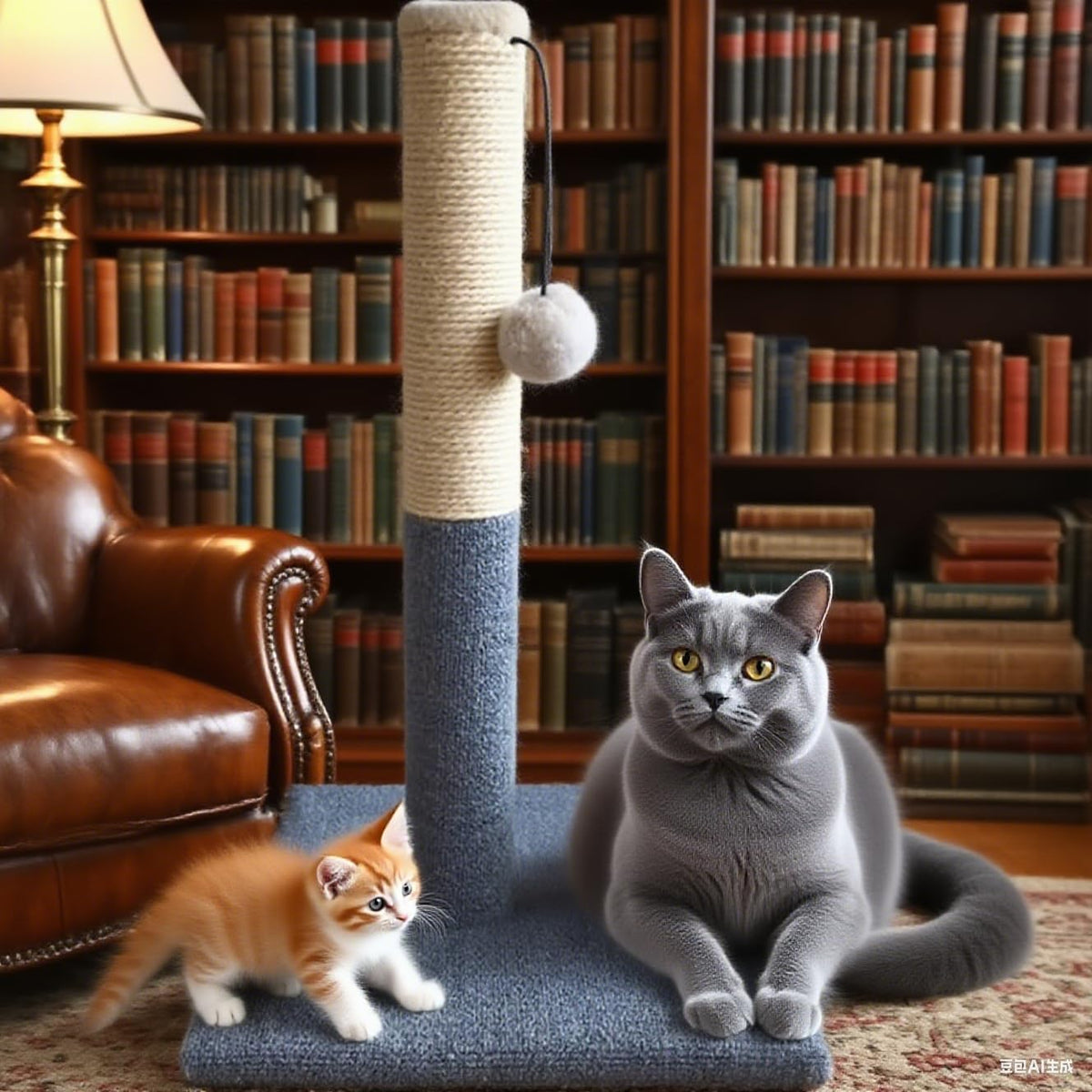 Cat Scratching Post Replacement - White - image 2