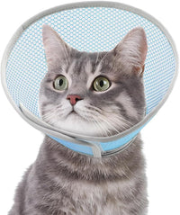 Cat Cone Collar Soft to Stop Licking After Surgery, Waterproof Lightweight Recovery Collar for Cats and Small Dogs, Elizabeth Plastic Cone Alternative, Neck Pillow to Prevent Scratches