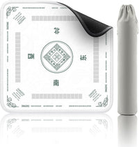 2F22E Mahjong Mat for Table 32.4" x 32.4" - White