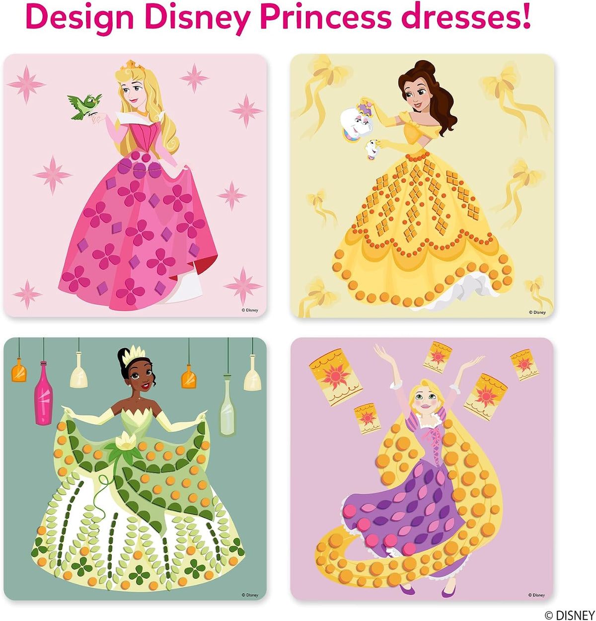 Skillmatics Fun with Foam Sticker Art, Animals, Craft Kit - 1. Disney Princess - image 4