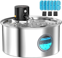 Cat Fountain Filters Replacement: 24 Filters – Essentials for Cats - Cat Water Fountain+6 Filters +3 Sponges