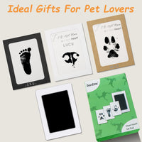 Inkless Paw Print Kit, Dog Paw Print Kit, Dog Nose Print Kit - Black / Medium-Large 4 Pack - image 3