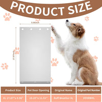 2-Pack Dog Door Replacement Flaps - image 2