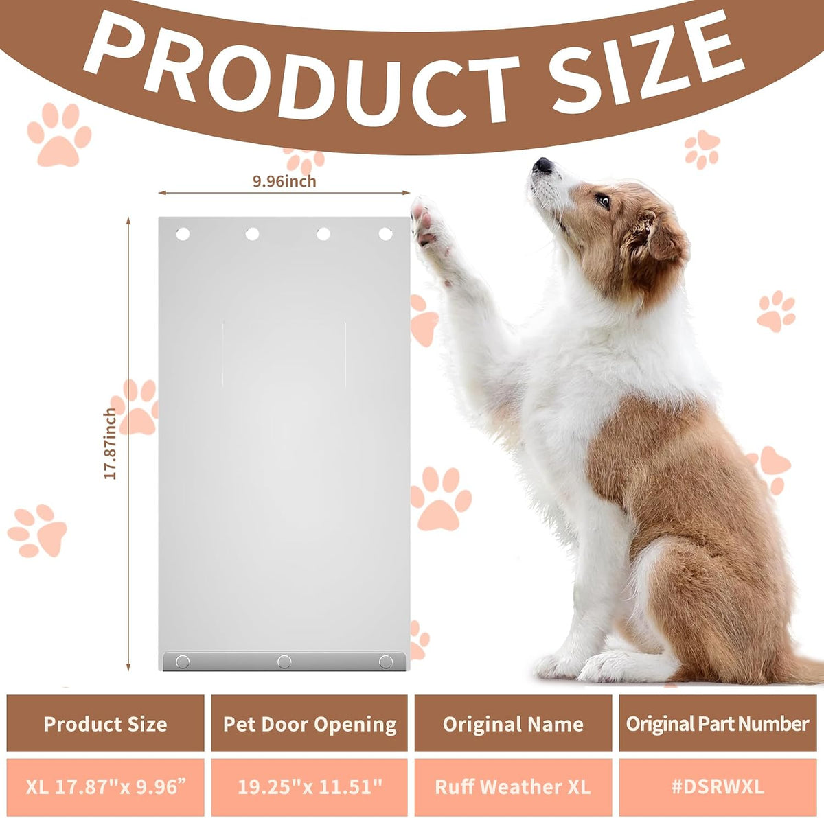 2-Pack Dog Door Replacement Flaps - image 2