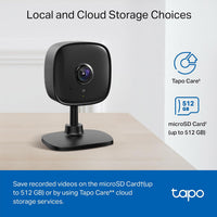 Tapo 1080P Indoor Security Camera, Baby Monitor, Dog Camera - 1080P / Black / 4-Pack - image 3