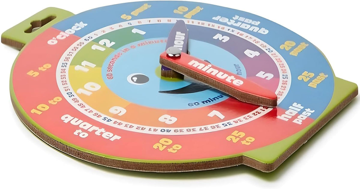 Morgan's Direct Early Learning Education Clock Moveable Hands Happy - image 4