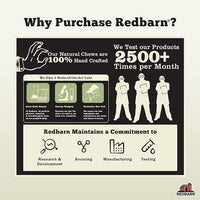 Redbarn Pet Products All-Natural Large Beef Cheek Rolls for Dogs, Uncoated - Single Ingredient Grain-Free Chew Treat Naturally Rich in Collagen - No Artificial Preservatives - Pack of 4