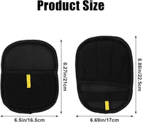 2pcs Pet Hair Removal Gloves, 2 Style Reusable Pet Hair Static Remover Mitt Glove for Cat Dog Sofa Furniture Carpet Curtain Bed Sheet Clothes Car Seat Cleaning Tool (Regular & Five Finger Style)