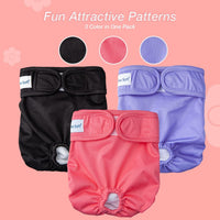 Pet Soft Washable Female Diapers Female Dog Diapers - Sprightly / X-Large:25''-33'' - image 4