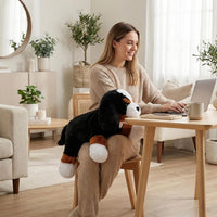 WEIGEDU floppy stuffed dog plush, 20 inch brown puppy with soft plush fur - view 15