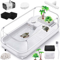 MoonOrange Small Turtle Tank Kit - White (Large Tank)