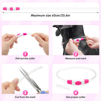 Light Up Dog Collar – Essentials for Dogs - Pink (70cm) - image 4