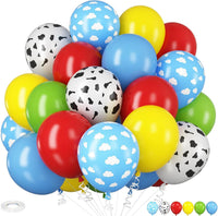 HILAVO Toy Inspired Story Balloons - Cow Cloud Blue / 35PC