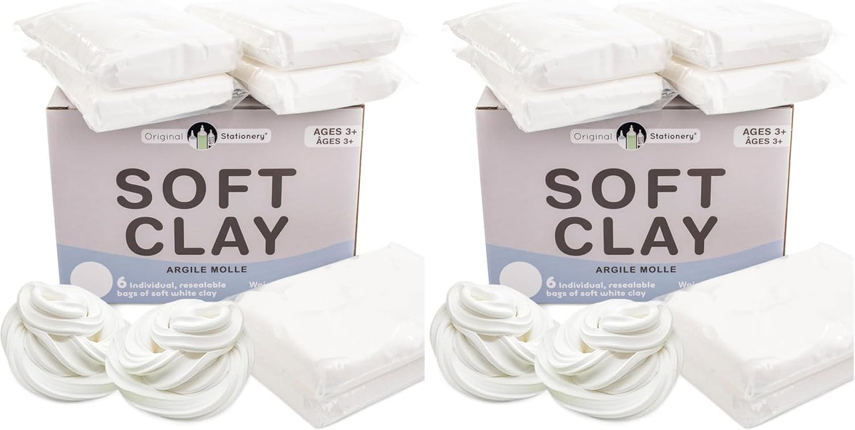 Original Stationery Soft Clay for Slime - Large - 600g (Pack of 2)