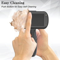 Dipoo Self Cleaning Shedding Brush - Grey - image 3