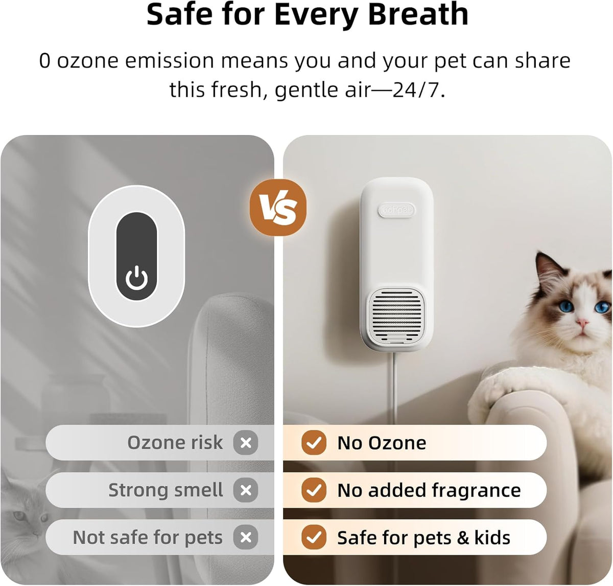 uahpet Cat Litter Deodorizer Plug in - image 3