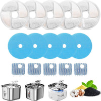 Cat Water Fountain Filter Replacement for Square 2.2L/73oz Pet - Filter / 5+5+5 Pack