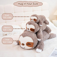 SQEQE Weighted Stuffed Animals Capybara Plush - Sloth / Medium(13.8 Inch) - image 3