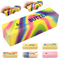 Big Butter Squishy, Giant Squishies Butter 14 OZ - Colorful Butter Stick 1 Pack