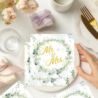 Yoyuspy 50 pink pumpkin baby shower napkins in gingham and polka dot prints - view 13