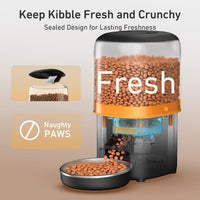 Automatic Cat Feeder, Over 180-day Battery Life - 4L-Black / Basic - image 4