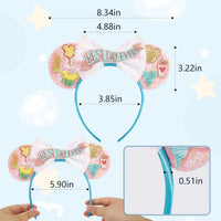 LYLIN Birthday Mouse Ears, Mouse Ears Headband for Women Girls – Fun for Kids & Family - Best Day Ever - image 3