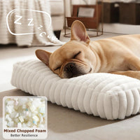 FURTIME Dog Beds Large Sized Dog, Washable Dog Bed for Crate - Cream / L(35"x23"x4") - image 3